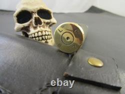 Bruce Gillespie Custom hand Made 50 Caliber Shell Handle EDC / Hunter O1 Tool St