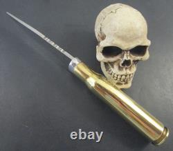 Bruce Gillespie Custom hand Made 50 Caliber Shell Handle EDC / Hunter O1 Tool St