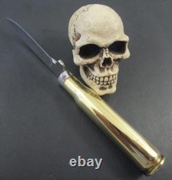 Bruce Gillespie Custom hand Made 50 Caliber Shell Handle EDC / Hunter O1 Tool St