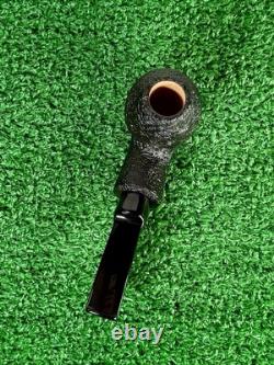 Buckeye Pipes UNSMOKED Large Bent Brandy, Hand Made, USA Black, Blast Finish