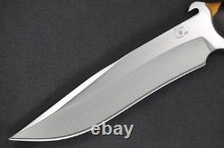 Busse Custom Anniversary MoJo. 255 Satin, Full Desert Ironwood Handle withsheath