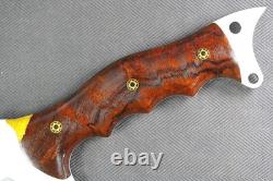 Busse Custom Anniversary MoJo. 255 Satin, Full Desert Ironwood Handle withsheath