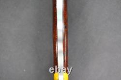 Busse Custom Anniversary MoJo. 255 Satin, Full Desert Ironwood Handle withsheath