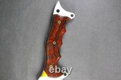 Busse Custom Anniversary MoJo. 255 Satin, Full Desert Ironwood Handle withsheath
