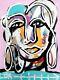 Corbellic Abstract Expressionism 10x8 Salon Collectible Contemporary Portrait