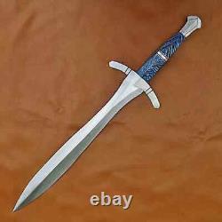 CUSTOM HANDMADE 24 D2 TOOL STEEL HUNTING SURVIVAL GREEK XIPHOS SWORD WithSHEATH