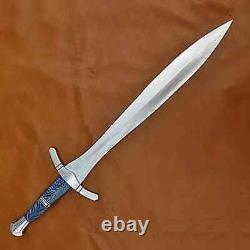 CUSTOM HANDMADE 24 D2 TOOL STEEL HUNTING SURVIVAL GREEK XIPHOS SWORD WithSHEATH
