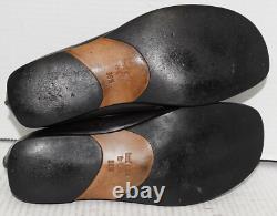 CYDWOQ Hand Made in USA Brown Leather Loafers Slip-Ons Shoes Womens Sz 8.5