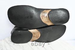 CYDWOQ Hand Made in USA Brown Leather Mary Janes Casual Shoes Womens Sz 37 US 7