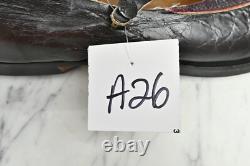 CYDWOQ Hand Made in USA Brown Leather Mary Janes Casual Shoes Womens Sz 37 US 7