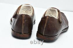 CYDWOQ Hand Made in USA Women's Sz 38 Brown Leather Mary Jane Loafers Shoes