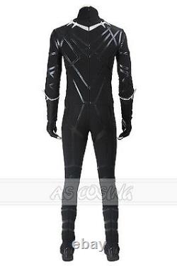 Captain America 3 Civil War Black Panther Costume Halloween Costume Plus Shoes