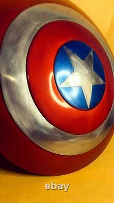 Captain America Shield-Metal Prop Replica Marvel Captain America Cosplay SCA Lar