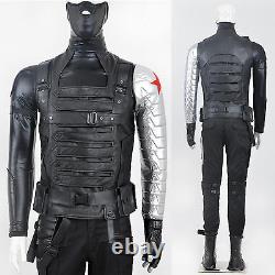 Captain America Winter Soldier Costume Bucky Barnes Cosplay Costumes Outfit