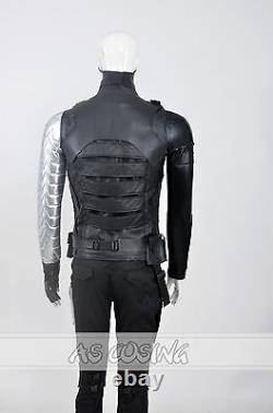 Captain America Winter Soldier Costume Bucky Barnes Cosplay Costumes Outfit