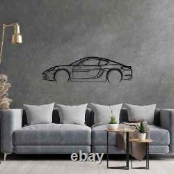 Cayman S 981 Detailed Acrylic Silhouette Wall Art (Made In USA)