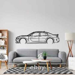 Charger Widebody 2022 Detailed Acrylic Silhouette Wall Art (Made In USA)