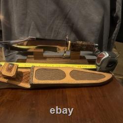 Charles Clifton Handmade Camp Knife 15 Custom Sheath