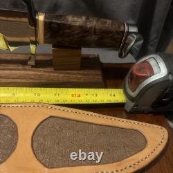 Charles Clifton Handmade Camp Knife 15 Custom Sheath