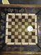 Chess Board, Hand Made Wood And Poly Resin Poured, Gears, Clock Gears, Timing