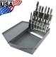 Chicago Latrobe 18pc Hand Tap & Drill Set Metric M2.5 To M12 With Index Usa Made