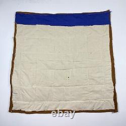 Chris Clark Folk Art Original Signed 2001 Hand Painted Hand Made Quilt 29x29