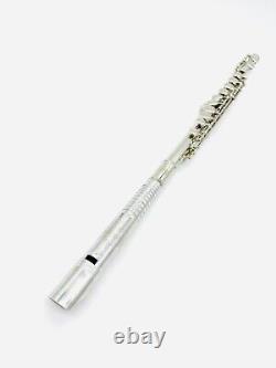 Chromatic Low Whistle Head Joint With Flute Vertical Handmade By Nick Metcalf