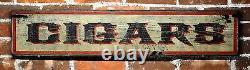 Classic Cigars Wood Sign Rustic Hand Made Vintage Wooden Sign