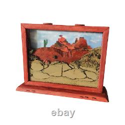 Classic Hand Made Wooden Ant Farm Sedona Desert Theme for Stem, Steam, Science