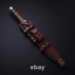 Cold Steel Arkansas Toothpick Fixed Blade Carbon Steel Knife Double Side Sharp