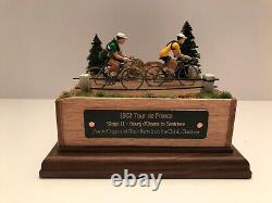 Coppi and Bartali Rivalry 1952 Tour de France Hand Made in Colorado, USA