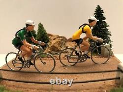 Coppi and Bartali Rivalry 1952 Tour de France Hand Made in Colorado, USA