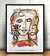 Corbellic Gallery Art 14x11 Expressionism Portrait French Lady Art Contemporary