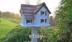 Cottage Bird House Reclaimed Wood Amish Handmade Made in USA
