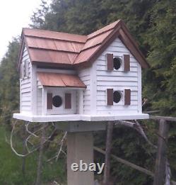 Cottage Bird House Reclaimed Wood Amish Handmade Made in USA