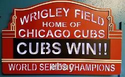 Cubs Stadium sign, Chicago stadium sign, Wrigley Field LED baseball Stadium
