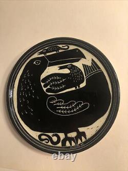 Curras Brothers Black & White 8 Plate 1988 Bold Birds