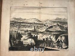 Cusco Cuzco Peru South America Amerique Montanus Engraving 1671