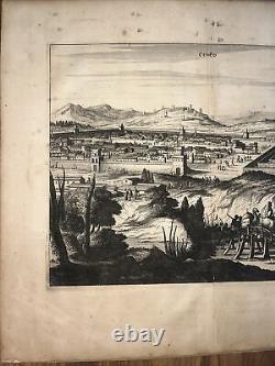 Cusco Cuzco Peru South America Amerique Montanus Engraving 1671