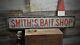 Custom Bait Shop Sign Rustic Hand Made Vintage Wooden Sign