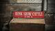 Custom Cattle Ranch City State Sign -rustic Hand Made Distressed Wood