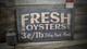 Custom Fresh Oysters Destination Sign Rustic Hand Made Wooden Sign