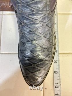 Custom HAND MADE IN Lavender Blue WESTERN DANCEHALL RODEO RANCH Boots USA 6 B