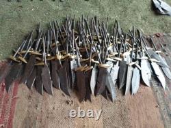 Custom Hand Made Damascus Steel 6'' Blank Blade Skinner USA Knives (lot Of 20)