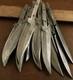 Custom Hand Made Damascus Steel 8'' Blank Blade Skinner Usa Knives (lot Of 20)