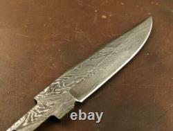 Custom Hand Made Damascus Steel 8'' Blank Blade Skinner USA Knives (lot Of 20)