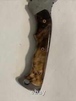 Custom Hand Made Knife Made with Leaf Spring Steel MADE IN USA