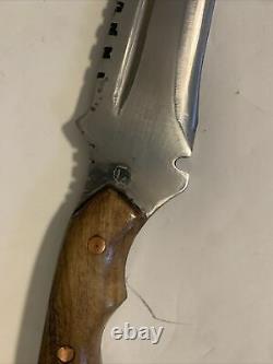 Custom Hand Made Knife Made with Leaf Spring Steel MADE IN USA