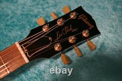 Custom Hand Painted Gibson Les Paul guitar vintage design made in USA American