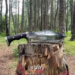 Custom Handmade Carbon Steel Blade Survival Bowie Knife Huntng Knife Camping